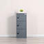 3 door Grey small locker with lock latch