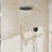 Shower Systems with 12"Rain Shower and High Pressure Handheld Spray, Celling Mount, Rough in-Valve-80550582