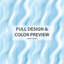 Ensemble de housse de couette et coussin décoratif à rayures bleues et blanches Coastal Bedding-124288410