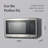 Farberware 1.1 Cu. Ft. Countertop Microwave Oven – 1000w Power, Auto Cook Settings, Defrost, And Safety Lock – Black Stainless Steel