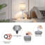 Touch Table Lamp, Crystal Bedside Lamp With 3-Way Dimmable, Small Bedside Lamp With USB C+A Charging Ports, Bedroom Lamp With Fabric Lampshade For Living Room-413746780