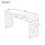 U_STYLE Table d'entrée en bois 60 po avec placage de ronce-1095579016