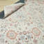Tapis ivoire en coton tissé à la machine Aldora Rose Garden-1859770646