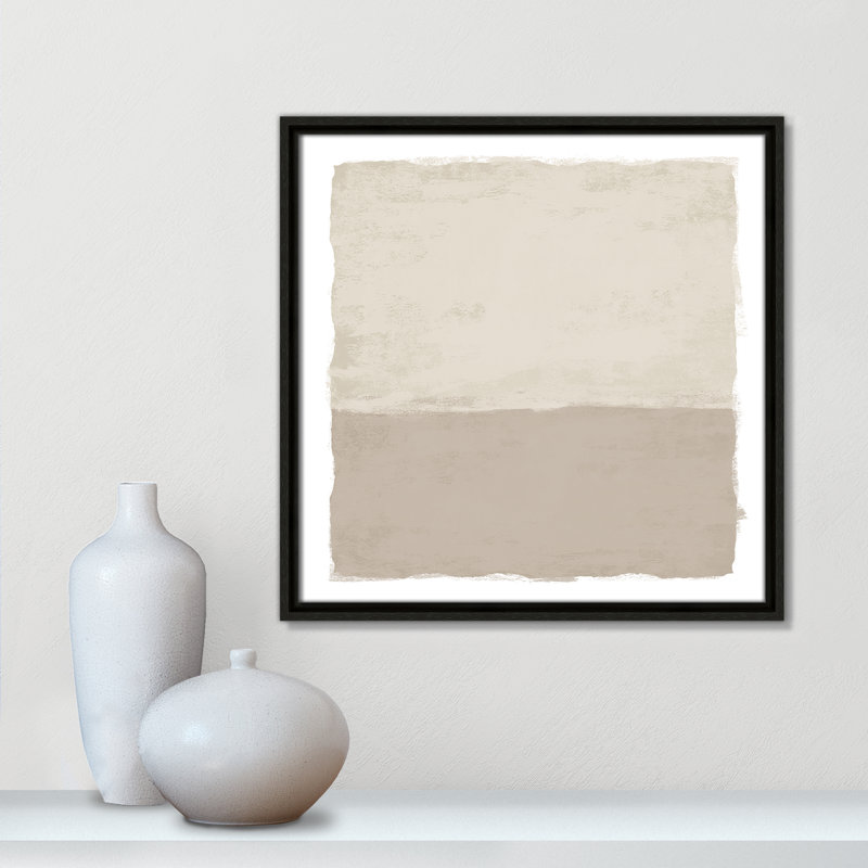 «Silent Sands II» par Natalie Carpentieri, Espresso, H 17,5 po x l 17,5 po