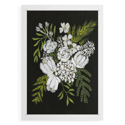 Alabaster Bouquet II - Impression sur toile seulement - NON-CADRE
