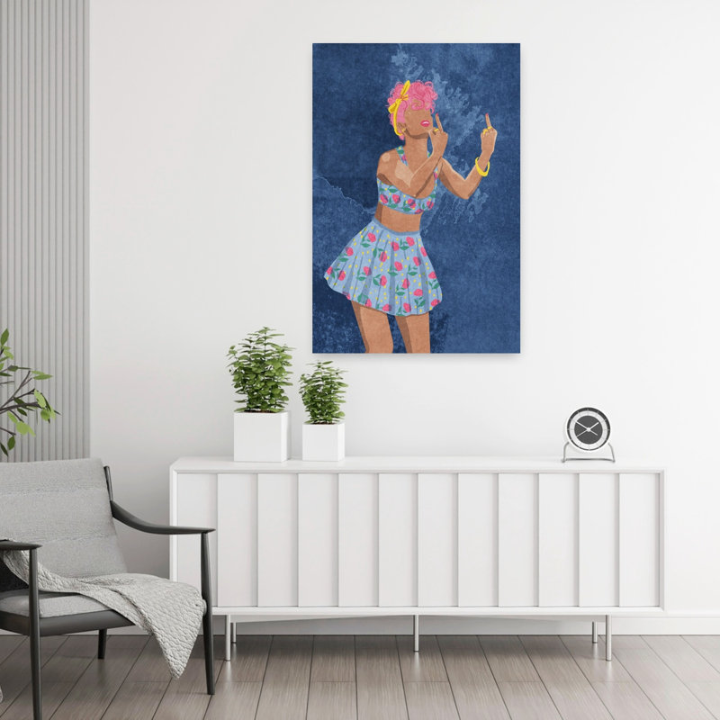 Art contemporain Art contemporain, H 36 po x l 24 po