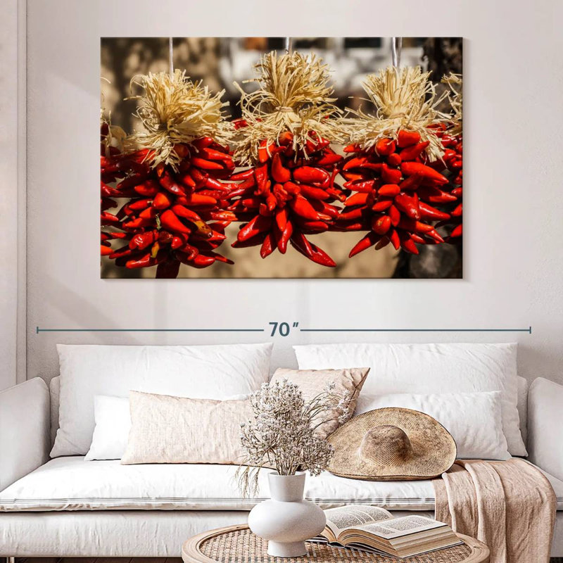 Yarlin Chili Pepper Spice, 34" H x 51" W