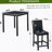 5 Piece Counter Height Table Set, Kitchen Table Set With Square Table, Counter Height Dining Table