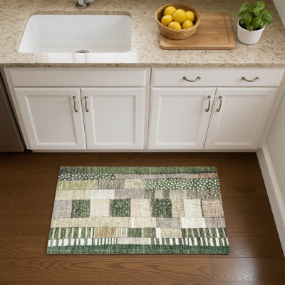 Premium Machine Washable Millbrook AMF1960 Geometric Rug