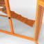 Lapin orange avec aire de repos, 2 espaces de jeu, poignées, rampes, plateau amovible et protection imperméable pour une installation intérieure ou extérieure Grand espace confortable, aires de jeu, nettoyage