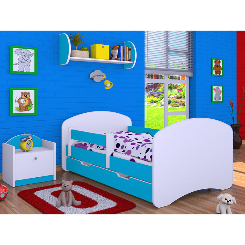 Manzano Cabin Bed with Storage Included, Blue