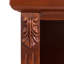 Table de chevet commode avec ports: texture rétro, structure en bois massif, table de chevet spacieuse avec rangement, 2 tiroirs, fabrication-425889511