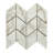 Famed 3" x 6" Porcelain Chevron Mosaic Tile