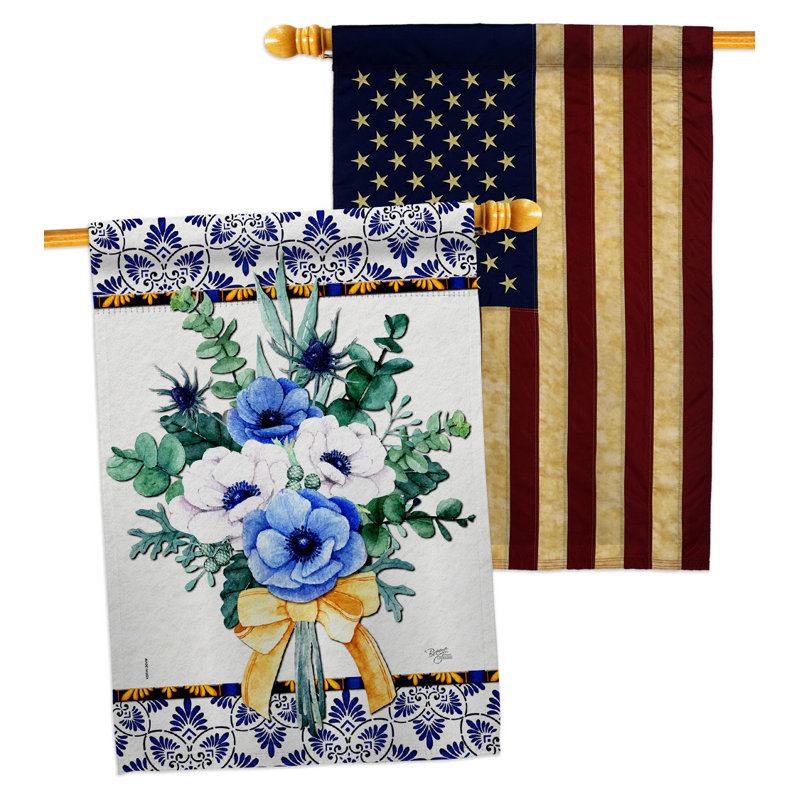 Drapeau de maison 40 po x 28 po Bouquet