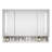39"W x 28"H 3-Door Bathroom Medicine Cabinet with Mirror, LED Lights, Defogger
