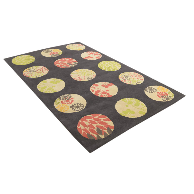 Tapis noir 5 x 8