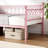 Twin Size Daybed, Sofa Bed Frame with Metal Steel Slat Support, Heavy Duty Metal Bed Frame, Space Saving, Easy Assembly, for Small Spaces, Living Room, Bedroom, Apartment, Pink-1574724657