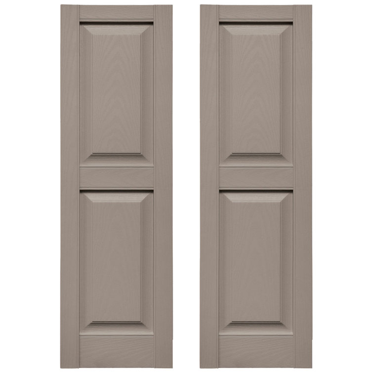 Builders Edge, TailorMade Panels, Raised Panel Shutters, w/Shutter-Loks
