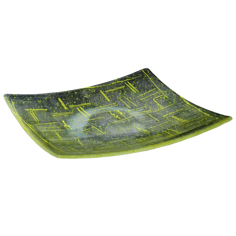 Metro Fusion Handmade Glass Dinner Plate