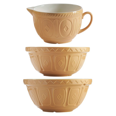 Mixing Bowls S12, S18 & Batter Bowl - Set Of 3