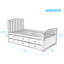 Lit plateforme simple 6 tiroirs Tirto-54420741