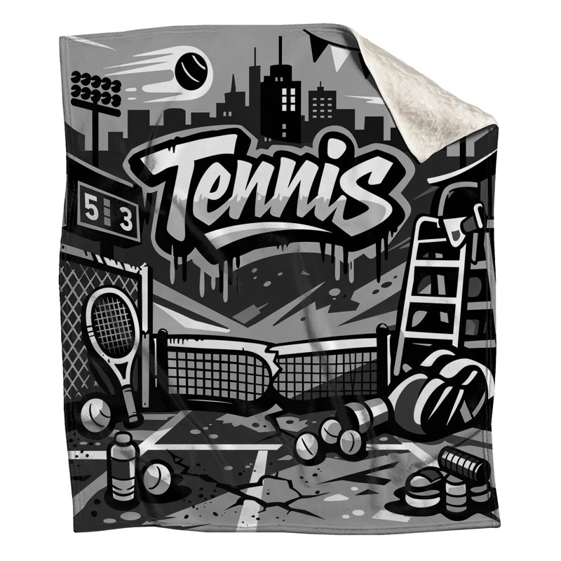 Couvertures Urban Tennis Court, 60in W x 80in H