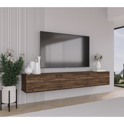 Chatwin Floating TV Stand Wall-Mounted Media Console 70.8'' W Storage Credenza