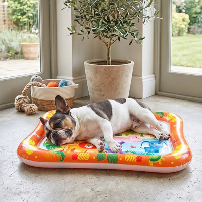 Tapis de jeu gonflable pour chien 25,6 x 19,7 x 0,4 po