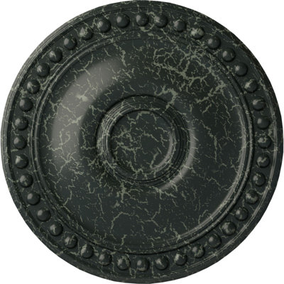 Médaillon de plafond de 19 1/8 po x P 1 po (convient aux auvents jusqu'à 5 5/8 po)