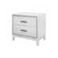 Table de chevet blanche