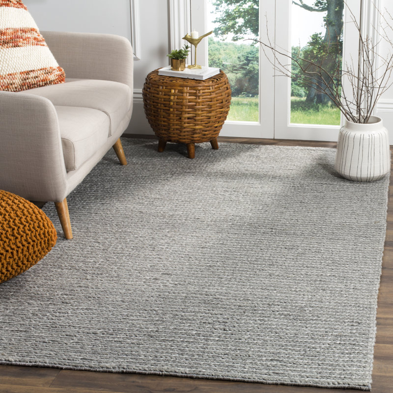 Tapis en acier tissé à la main et à plat Ginseng, Rectangle 10 pi x 14 pi