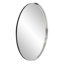 Ames Round Stainless Steel Beveled Mirror-801500182