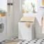Bamboo Laundry Hamper with Handles-1144421144