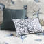 Édredon en coton grand bleu - coquillages assortis accentués avec un envers foncé taille 180tc tissage croisé et bourre-116011847