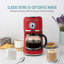 Cafetière 10 tasses Nostalgia Classic Retro, rouge-123034389