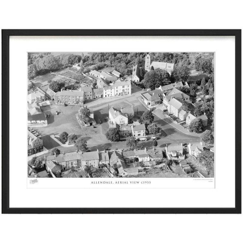 Allendale, Aerial View C1955 - Single Picture Frame Print, 40cm H x 50cm W x 2.3cm D
