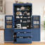 Armoire de cuisine haute de style Shaker (77 cm) avec casiers Ã  vin et tablettes dans les portes-1527085148