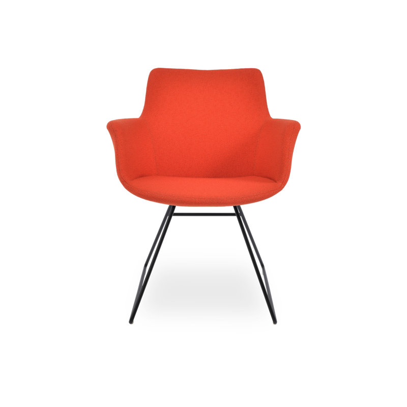 Fauteuil Bottega, Similicuir os, Laine argentée