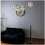 Lampe sur pied arquée en cristal Gold-901213857