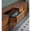 Cherry Wood Vintage Floor TV Stand-106686640