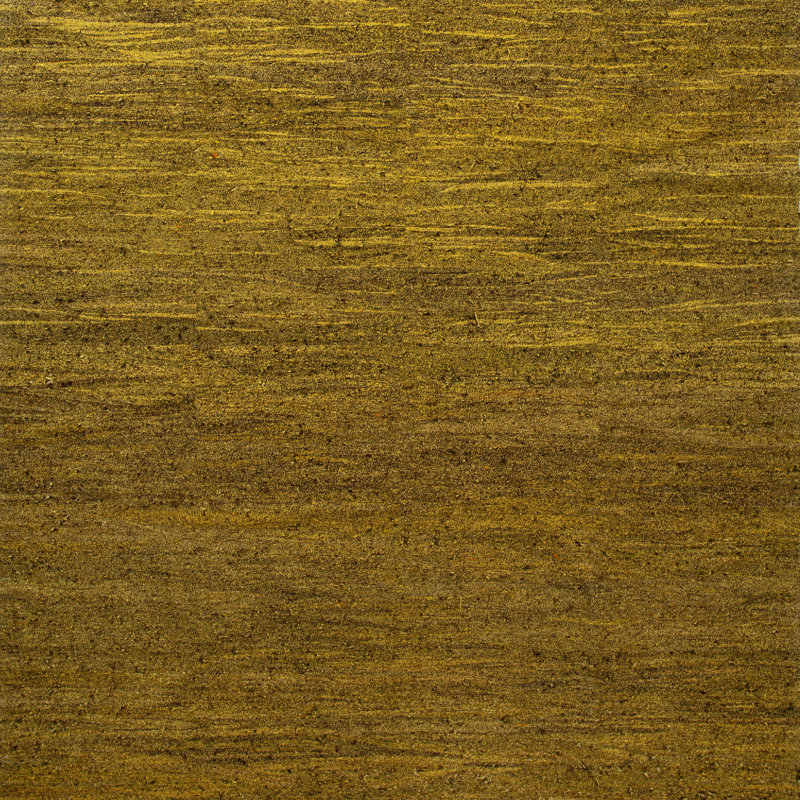 Yellow Flatweave Wool Rug - 8'8" x 10'2"