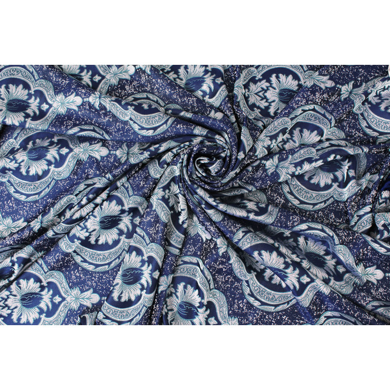 Paire de rideaux obscurcissant 100% polyester Riggin, Bleu marine