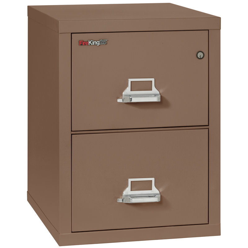 Fireproof 2 - Drawer File Cabinet, Tan