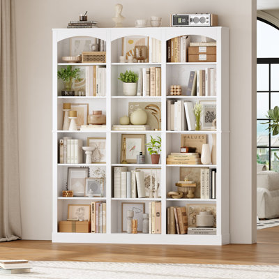 Bibliothèque standard avec tablettes réglables Huckins