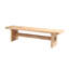 Alpine 74" Bench In Distressed Oak
