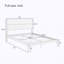 Mid-Century Modern Full Size Bamboo Wood Platform Bed with Wood Slat-133599419