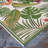 Mayshar Floral Ivory Hunter Green Indoor Outdoor Area Rug-1647653011