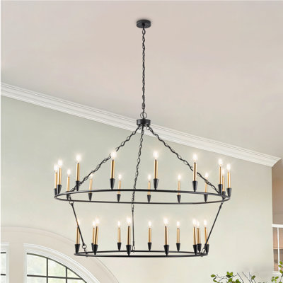 Lustre de salon moderne à 27 lumières Beckley