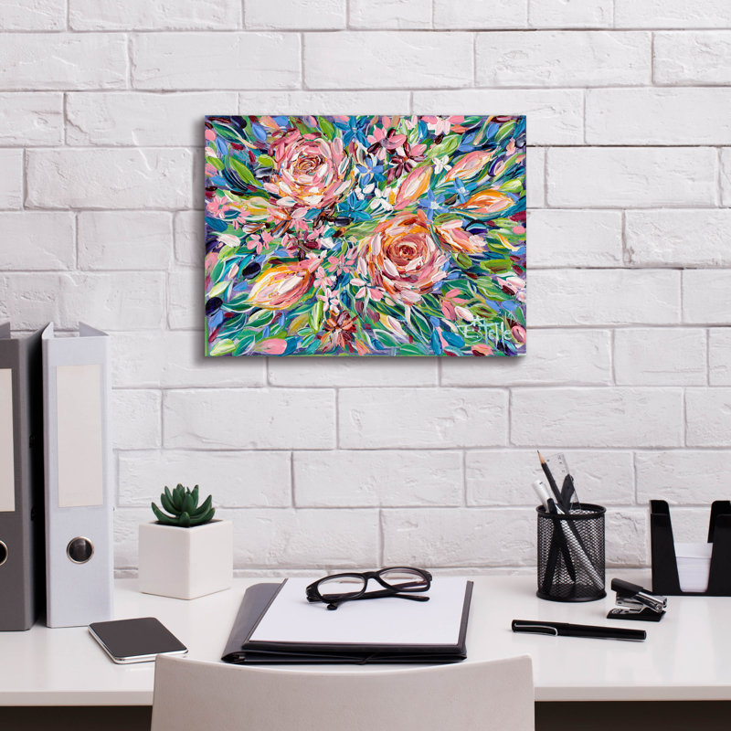 «Potpourri 2» par Estelle Grengs, H 12 po x l 16 po x P 0,75 po