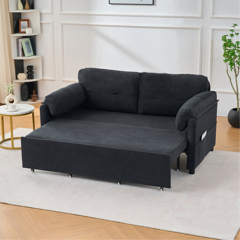 Convertible Pull-Out Queen Sleeper Sofa